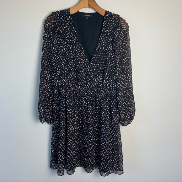 Madewell Georgette Button-Front Mini Dress - Picture 2 of 12